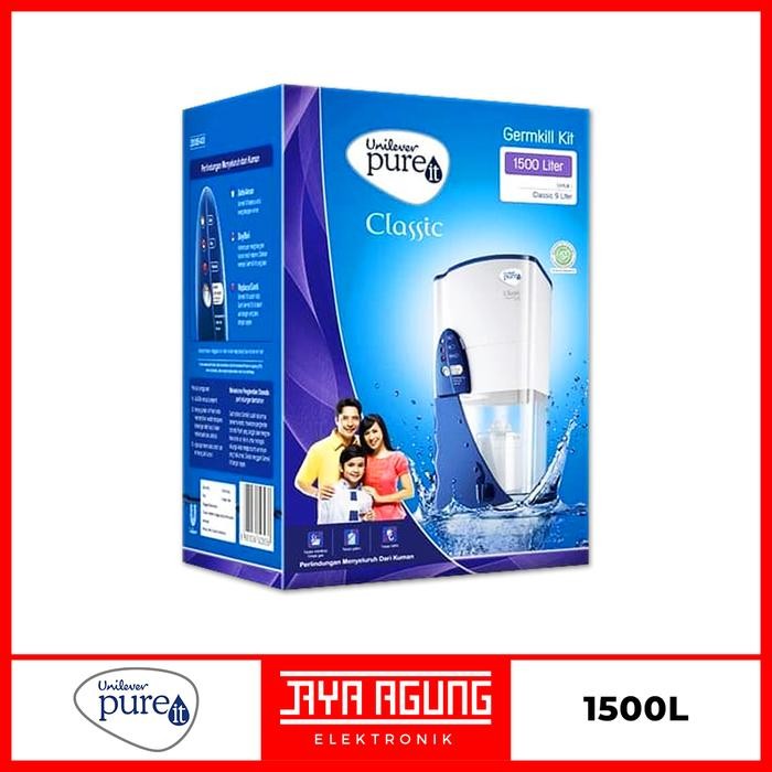 Saringan Filter PURE IT 1500 Liter Germkill Kit Classic Air PUREIT - 1500 Liter