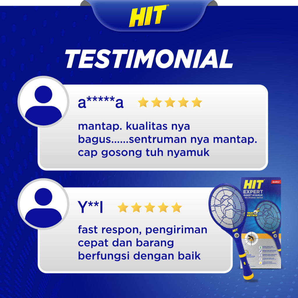 KAMEJING HIT Expert Raket Nyamuk