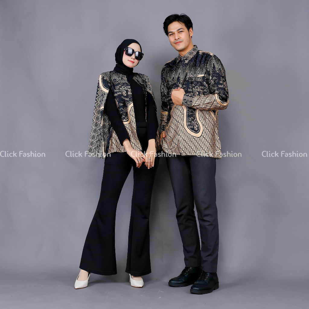 (NEW ARRIVAL)OUTER NAGITA/ COUPLE BATIK/ COUPLE OUTER DAN KEMEJA/ OUTER BATIK/ OUTER BATIK WANITA/ B