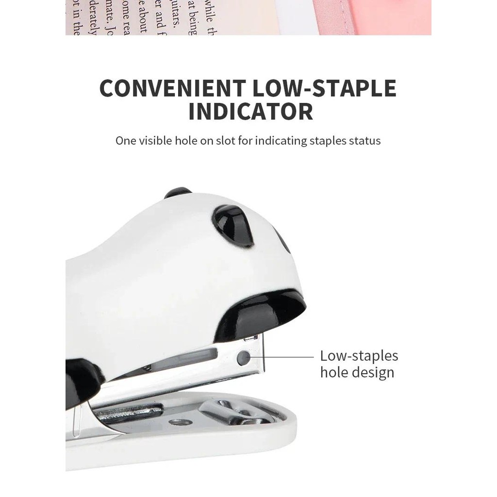 

Cute DELI Cartoon Mini Stapler Set With 1000pcs No 10 Staples Manual Binding Tool For S ool Office Creative Learning Supplies