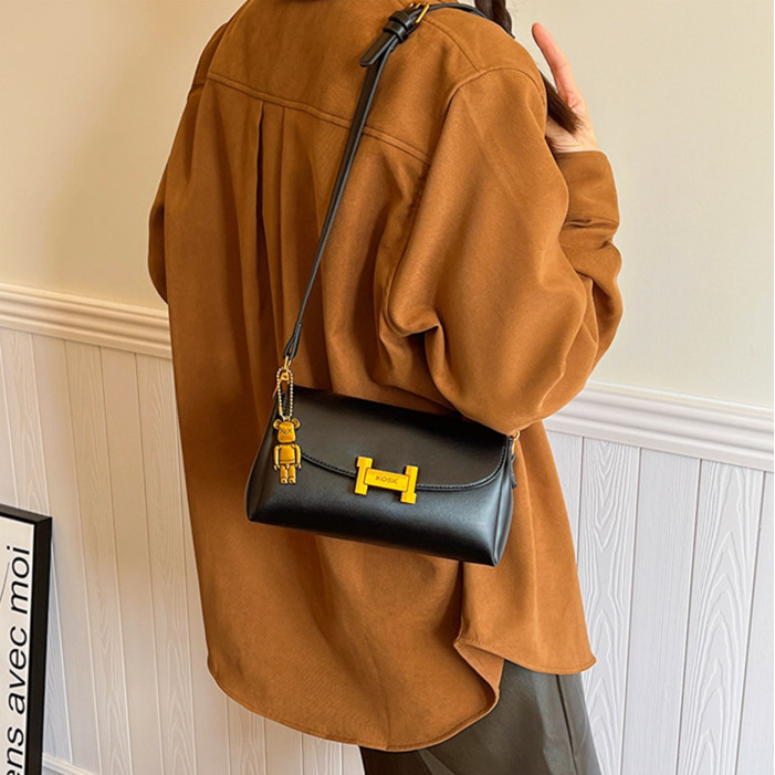 Tas Fashion ORIGINAL KOSK #3354 shoulder bag tas slempang Cewe korean - #3354_HITAM