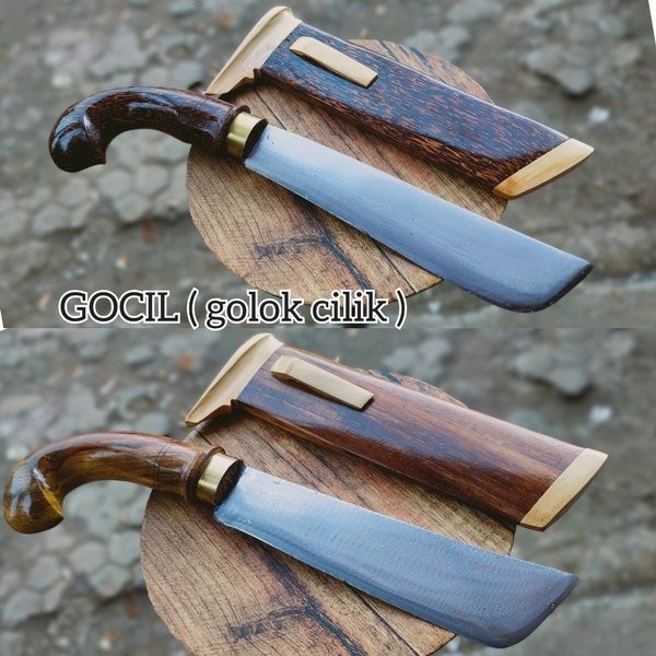golok potong kayu golok serbaguna golok baja kualitas siap pakai 035