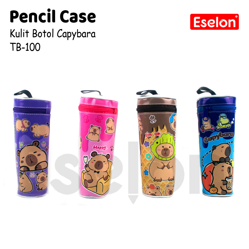 

Tempat Pensil Kulit Botol CAPY / Kotak Pensil TB-100 Capybala