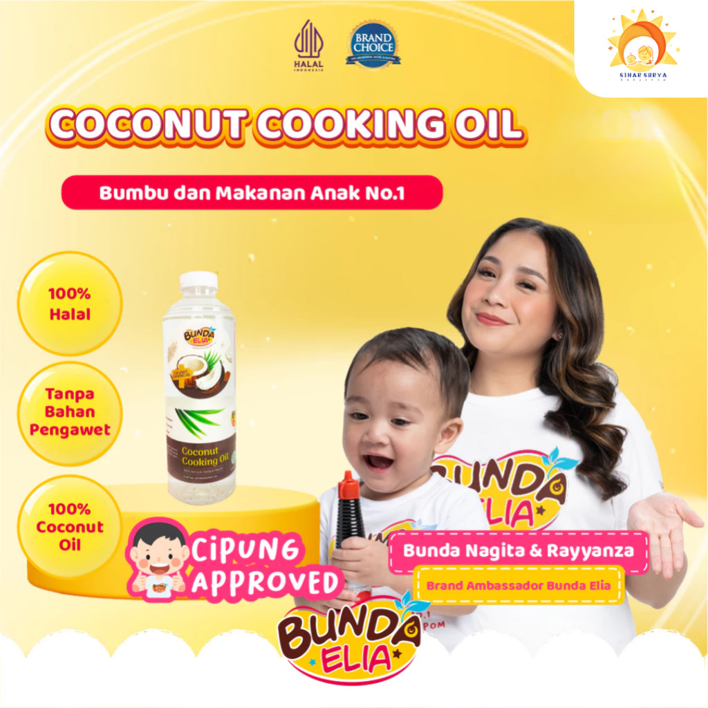 

BUMBU BUNDA by Elia Coconut Cooking Oil/ Minyak Kelapa untuk masak MPASI