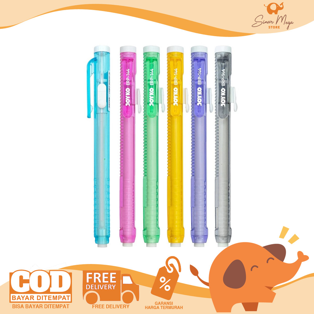 

JOYKO Eraser Pen ERP-144 - Penghapus Slide Retractable Praktis Murah Berkualitas