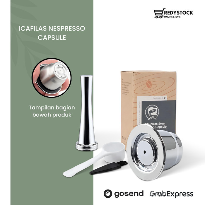 iCafilas Nespresso Capsule Stainless steel coffee pod reuseable IC30 - Starter Kit