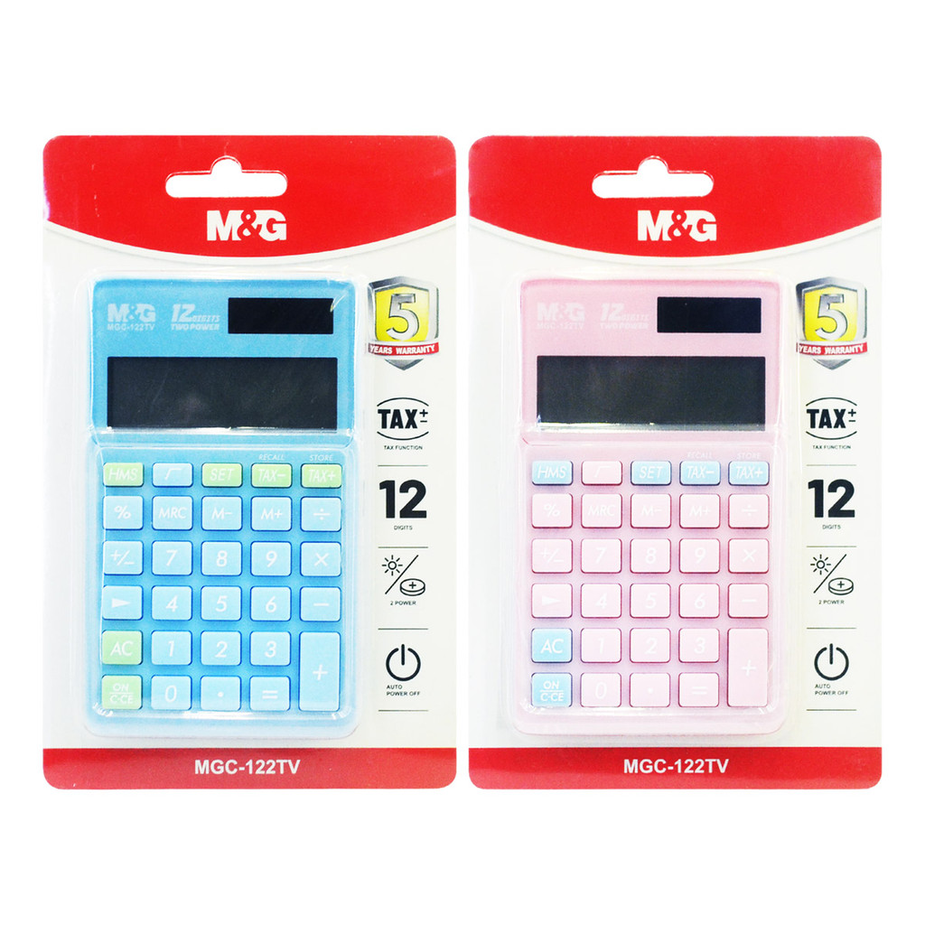

Kalkulator Saku Mini MGC-122TV TAX M&G ADG981J7 Calculator Mirip CASIO HL-122TV