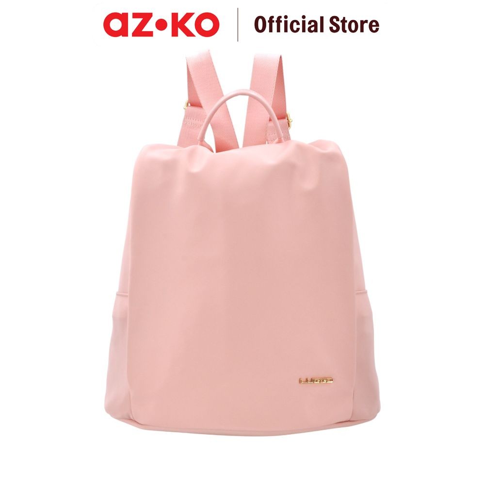 AZKO Luggo Luna Tas Ransel Stylish - Pink Adult Backpack Tas Punggung Dewasa Ransel Gendong Serbagun