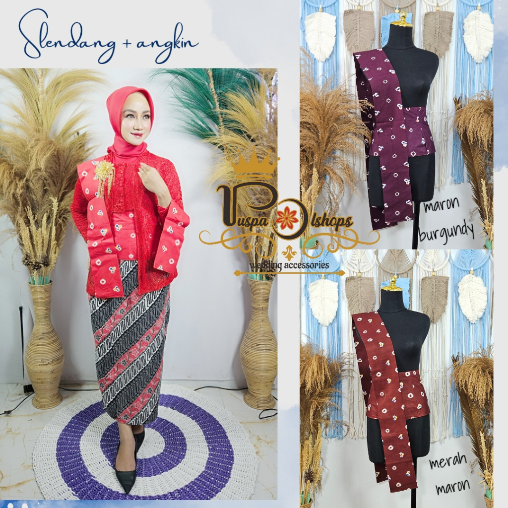 angkin dan slendang jumputan paket angkin instan dan slendang jumputan standar jumbo