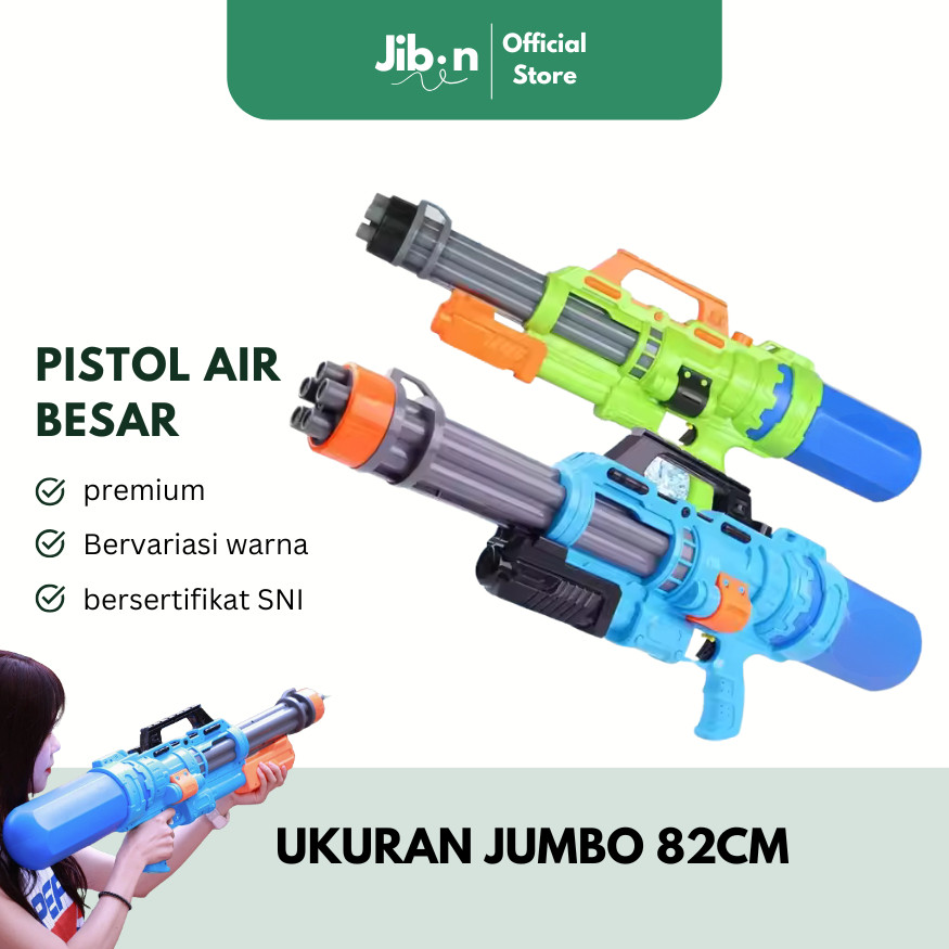 [ JIBIN ] Pistol air Besar Premium Tembakan air jumbo Besar Pistol air bazooka Jumbo