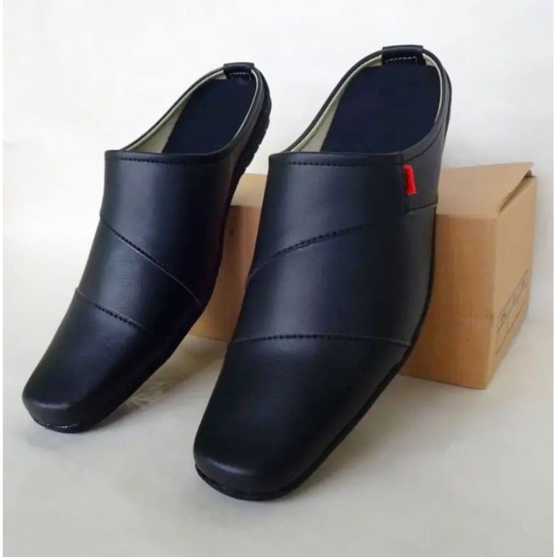 sepatu slop pria//sepatu slop formal//sepatu slop bustong