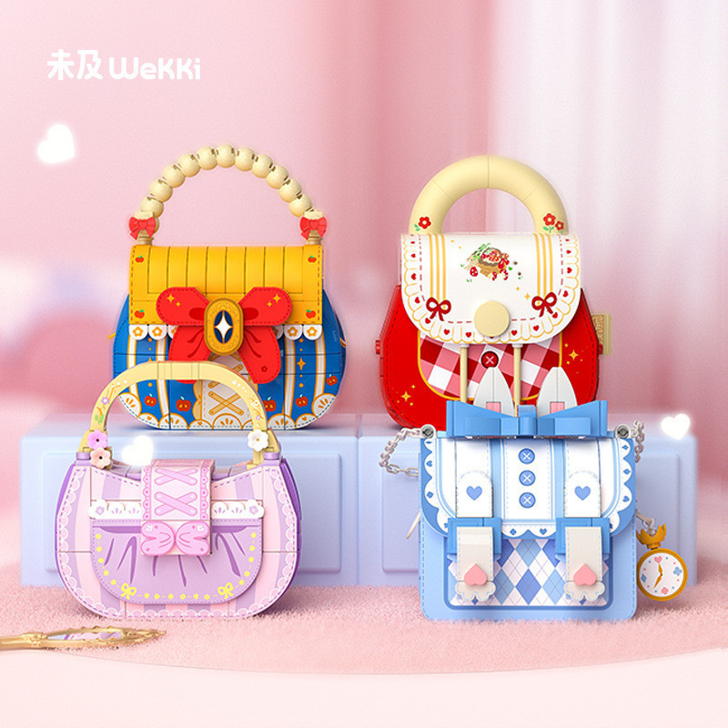 Hellookids Mainan Wekki Building Block Mainan Rakit Brick Blok Susun 3D DIY Cute Disney Bag Series /