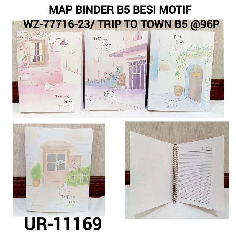 

MAP BINDER A5 BESI MOTIF TRIP TO TOWN/MAP BINDER BESI A5 DAN B5