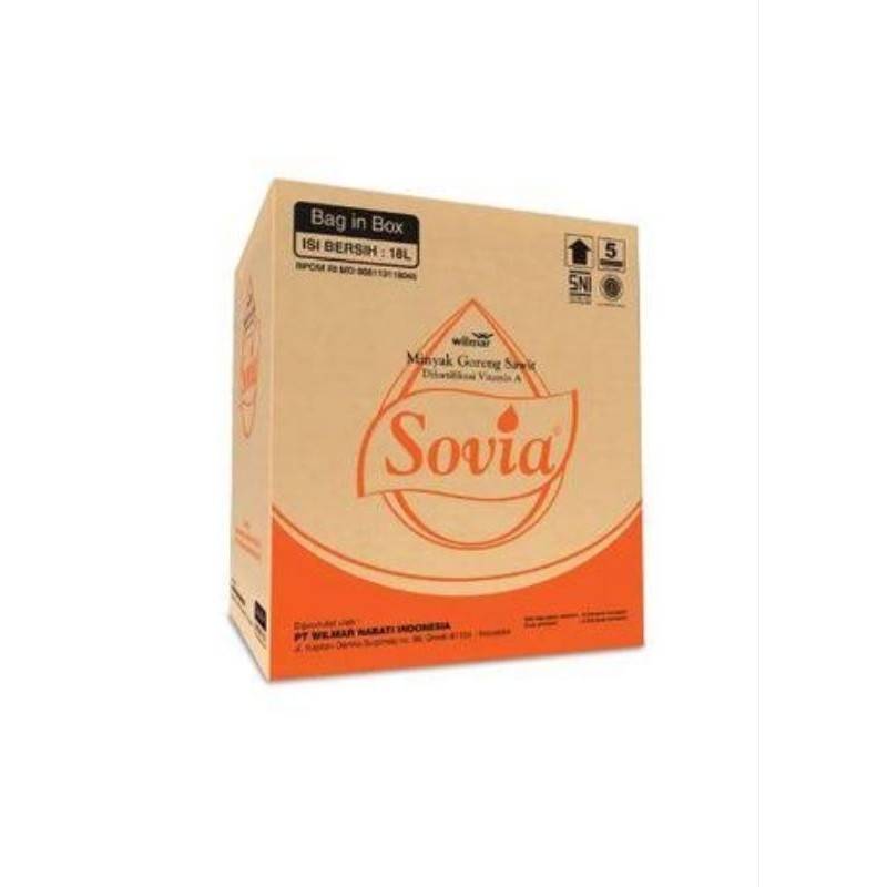

Minyak Goreng Sovia BIB 18liter