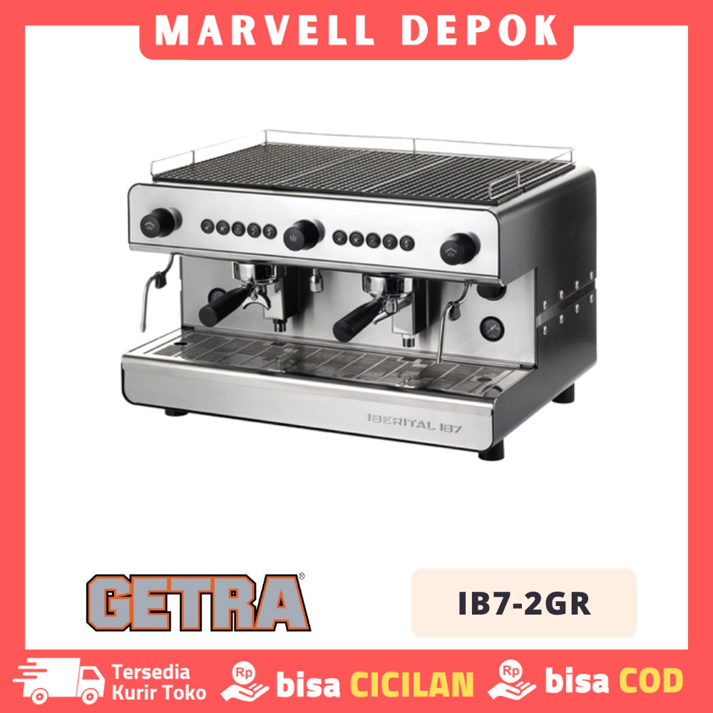 MESIN KOPI ESPRESSO GETRA IB7-2GR IBERITAL COFFEE MACHINE ESPRESSO & CAPUCCINO ORIGINAL