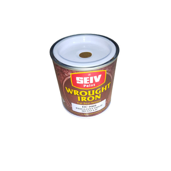 

Seiv Paint Cat Pagar Cat Besi Tempa DC 0009 Briliant Gold / Emas Metallic isi 250cc (GW)