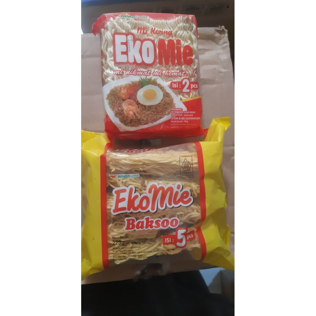

Ekomie mie kering / mie bakso