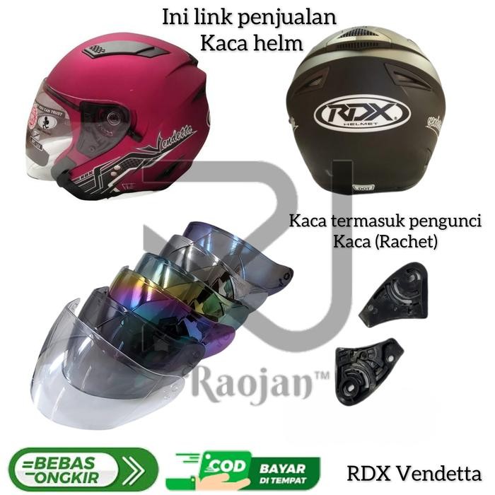 Kaca helm RDX Vendetta helm RDX Vendetta Rachet
