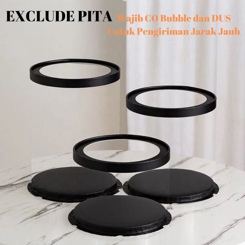 

TERMURAH Cake Box Bulat Atap Transparant Diameter 30cm Kotak Kue Mika Transparant Hampers Gift Box Kotak Kue Mika Transparant yy0