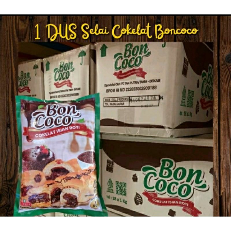 

Selai Coklat Bon Coco 1 Karton (18 x 1kg) – Selai Cokelat Serbaguna untuk Roti, Kue, dan Usaha Kuliner