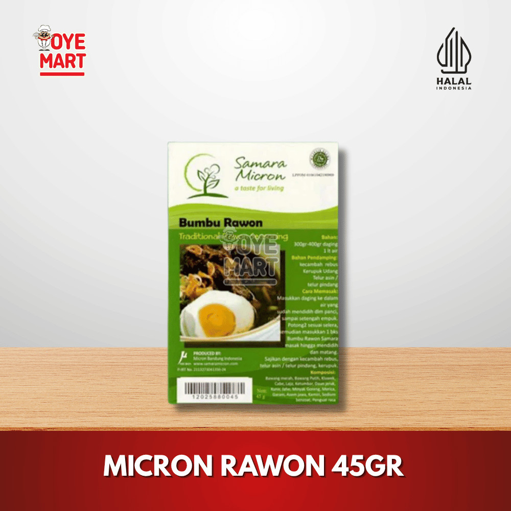 

MICRON RAWON 45GR/BUMBU INSTAN