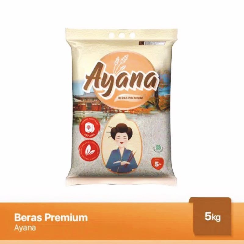 

Beras Ayana Premium 5 Kg Rasa Jepang Pulen