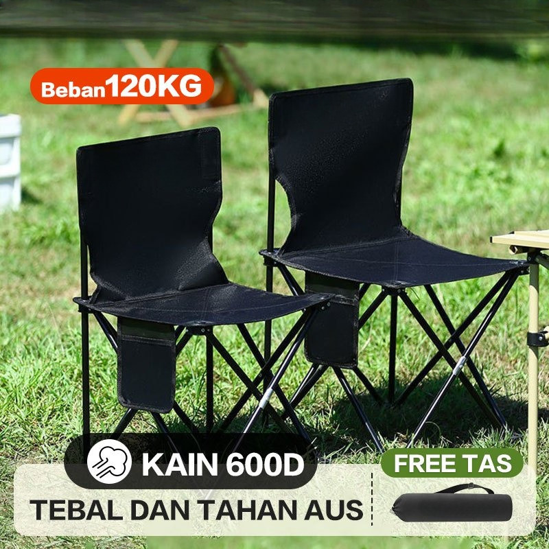 Kursi Lipat Outdoor Serbaguna Kursi Lipat Portable Bangku Lipat Camping L/XL/XXL