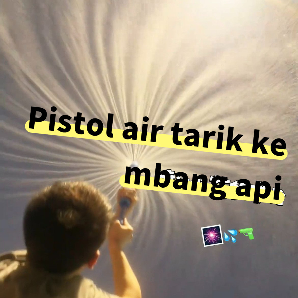 Mainan Anak Pistol Air Kembang Api Baru Kapasitas Besar Semprotan Air Gelembung Pistol Pertarungan