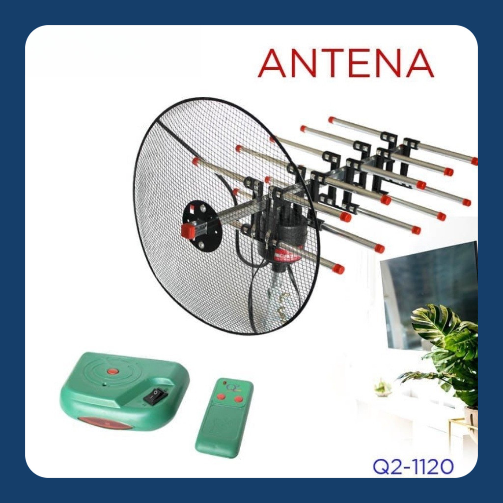 Antena Parabola Tv Mini Outdoor / Antena tv remote + booster / Antena TV Digital Remot outdoor indoo