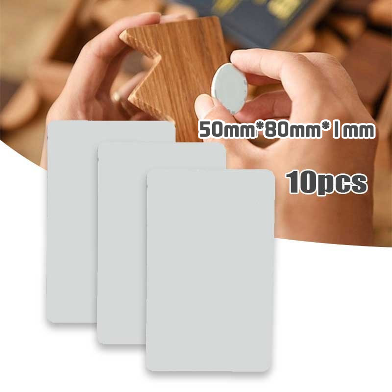

10pcs/Set Magnet Lembaran Magnet Sheet Lembaran + Double Tape 1mm X 5,4cm X 8,6cm 3m Tebal
