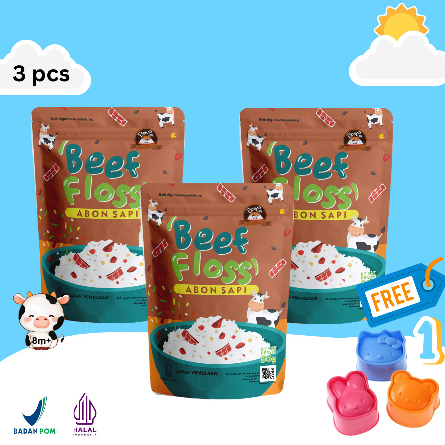 

[3Pc] Bonco Abon Premium Beef - Daging