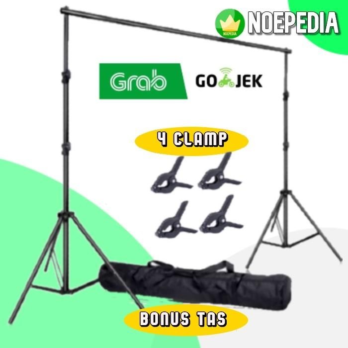 Stand Background 3 Meter Bracket Green Screen Tiang Backdrop