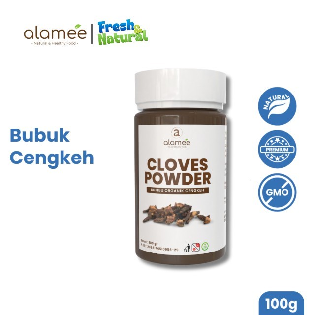 

ALAMEE Cengkeh Bubuk Clove Powder Ground Spice Murni Asli Tanpa Campuran Bumbu Organik 100g Tabur fresh and natural