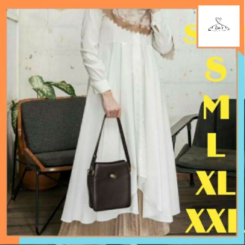 Tunik Terbaru 2021 - Long Tunik - Tunik Putih - Tunik Jumbo - Tunik Remaja - Tunik Wanita TerbaruMur