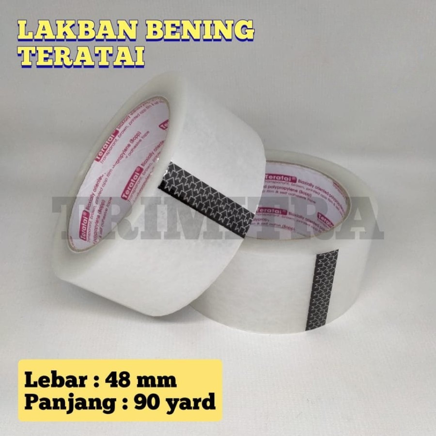

Isolasi TERATAI Bening 48 mm 90 Yard