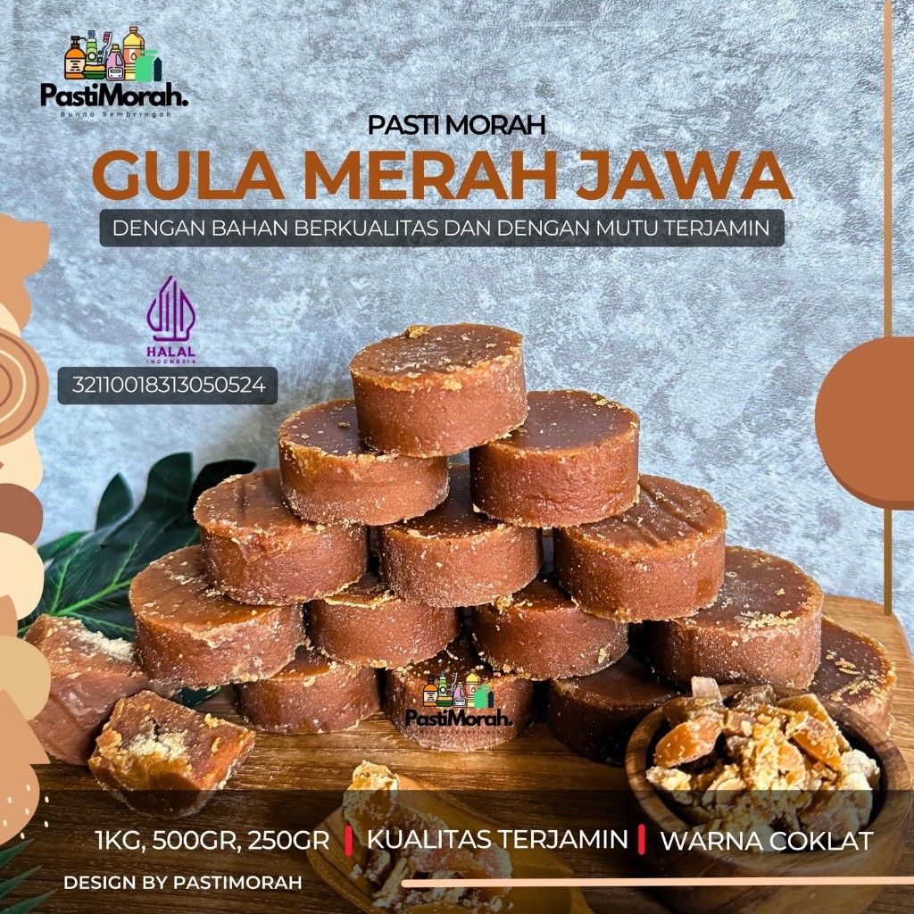 

Gula Merah Koin 1kg HALAL Gula Jawa Koin Bulat 1kg, 500gr, 250gr Bukan Gula Aren/Gula Kawung