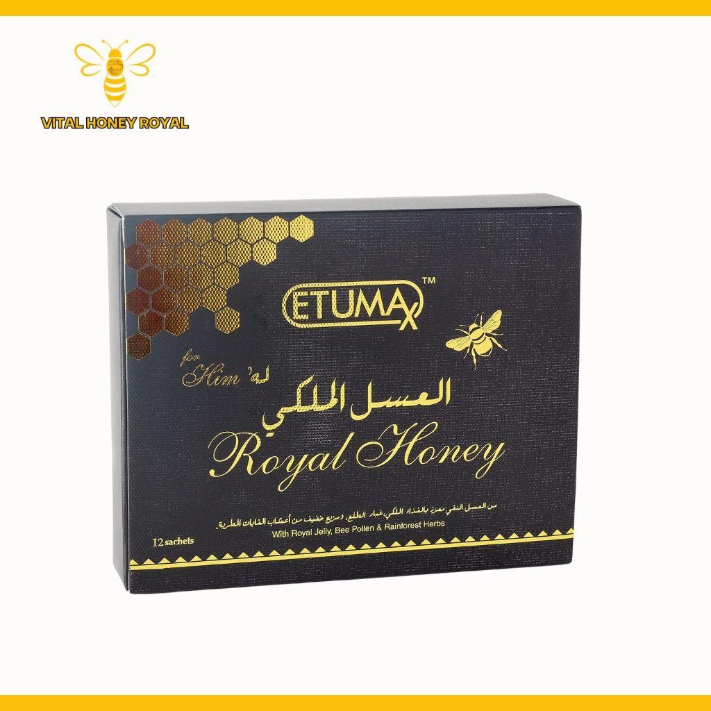 

Etumax Royal Honey Malaysian Honey one box with 12 & 24 Sachets