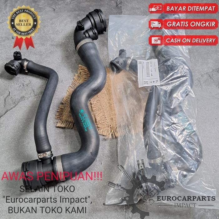 SELANG HOSE RADIATOR ATAS BMW E46 N42 N46 ORIGINAL 17127520668