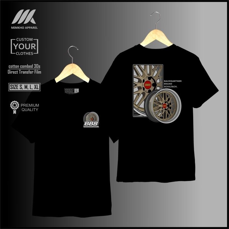 (COD) MIMKHO kaos Velg Racing BBS LM/Velg BBS Racing/Kaos Racing Velg BBS