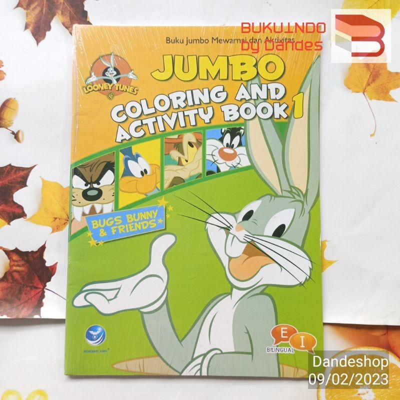 Looney Tunes Jumbo Coloring - Buku Mewarnai Dan Aktivitas Anak Bugs Bunny