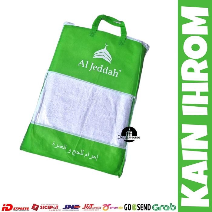 Kain Ihram Haji Umroh Handuk Ihram Al-Jeddah Grosir Murah - Al-Jeddah