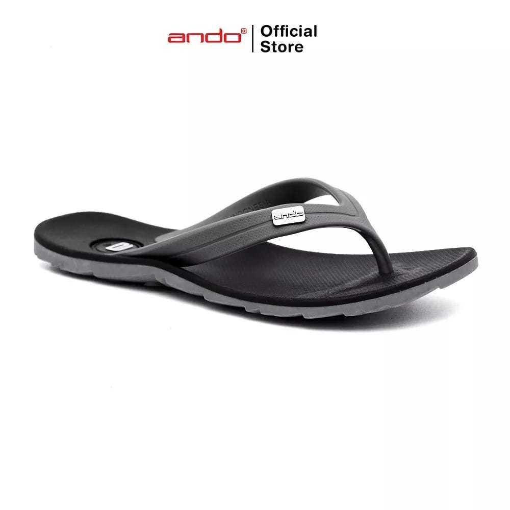 ANDO Thunder 02 GUM TerBaru / Thunder 02 Sandal Pria Sol Karet Non Slip Sendal Jepit Cowok Ando ORIG