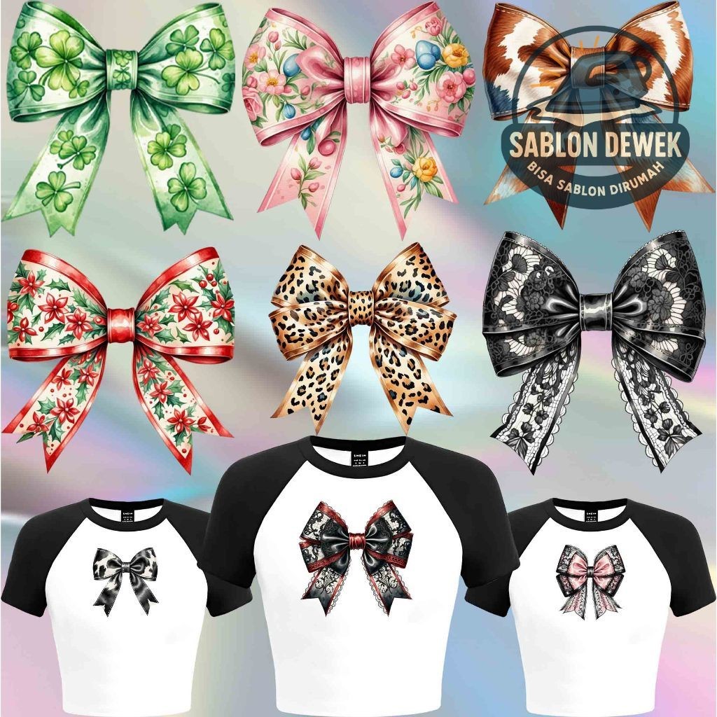 

SABLON STICKER DTF UKURAN 14CM TEMA COQUETTE V2