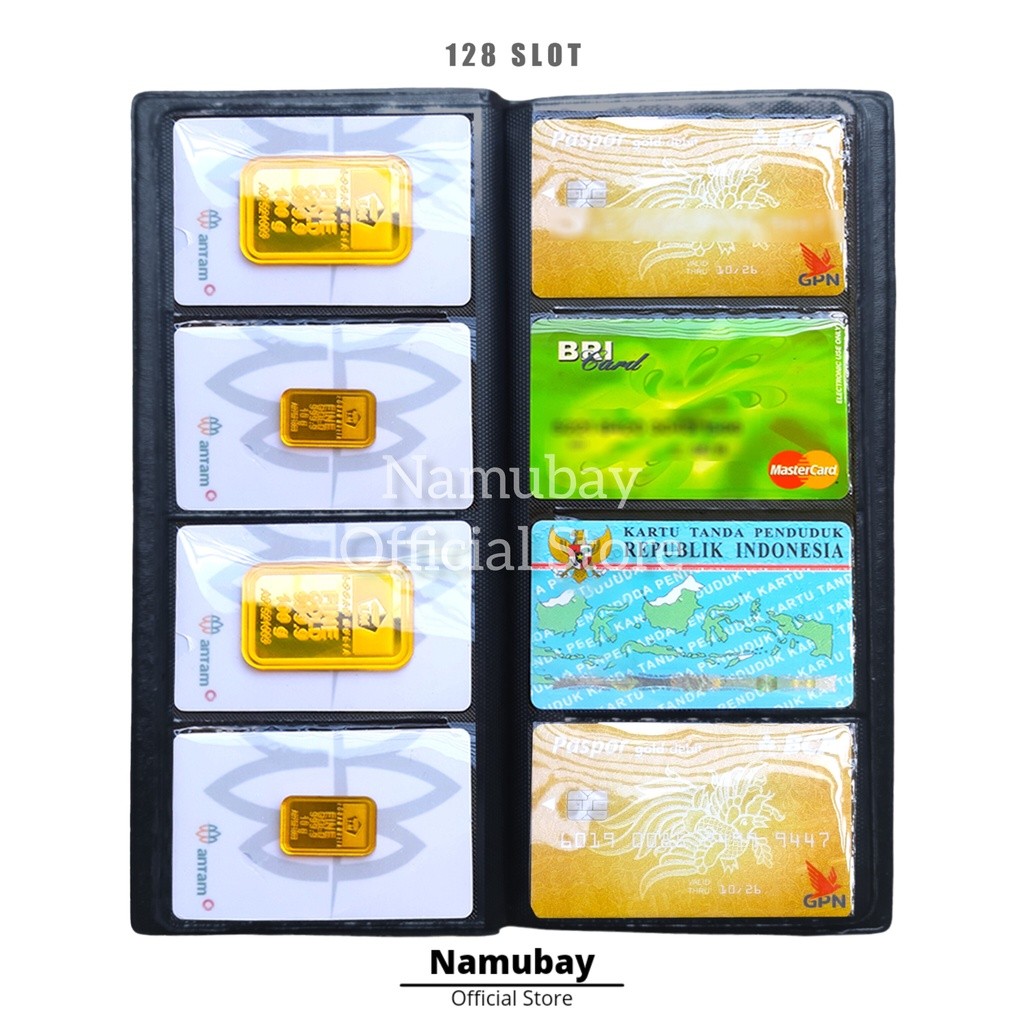 [ FIRN ] - Best Seller ALBUM KARTU NAMA TEBAL/ NAME CARD HOLDER / ALBUM LOGAM MULIA / DOMPET ATM / A