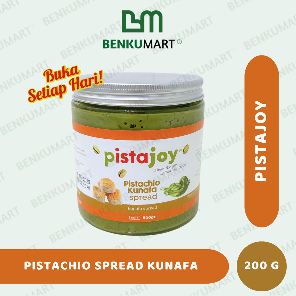 

Pistajoy Pistachio KUNAFA Spread 500 gr – Selai Pistachio dengan Kunafa Premium, Creamy & Gurih