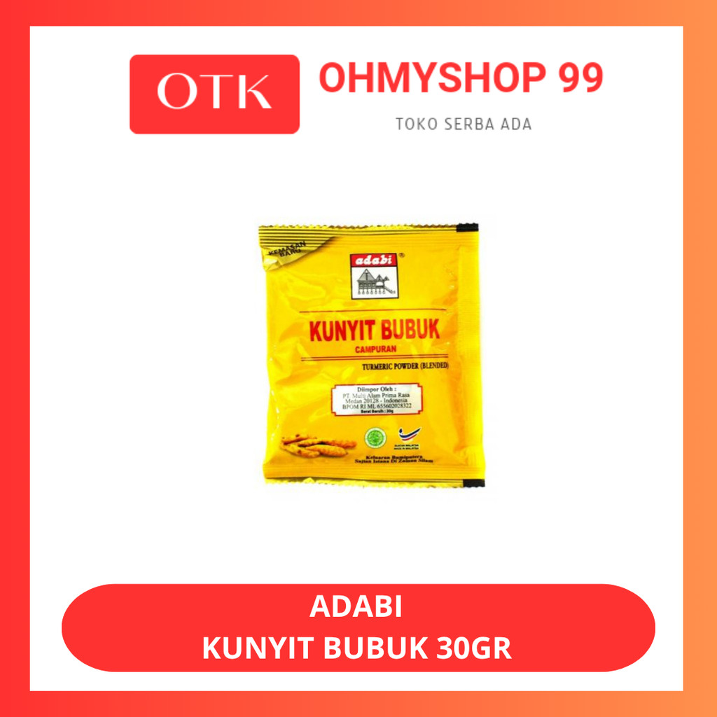 

Adabi Kunyit Bubuk Campuran 30gr
