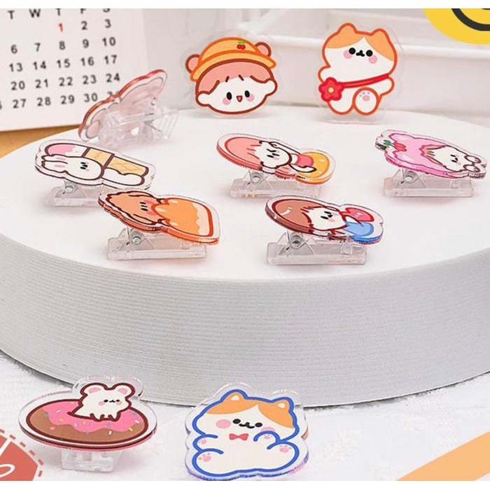 

Paper Clip Cute Cartoon Binder Clip / Klip Kertas
