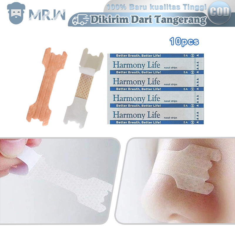 Isi 10 Nassal Strip Nasal Strip Anti Dengkur Plester Hidung Tersumbat Plaster Hidung Tersumbat