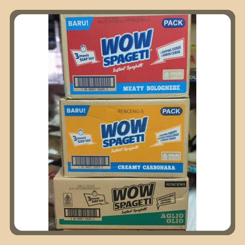 

wow spageti perdus isi 40pcs