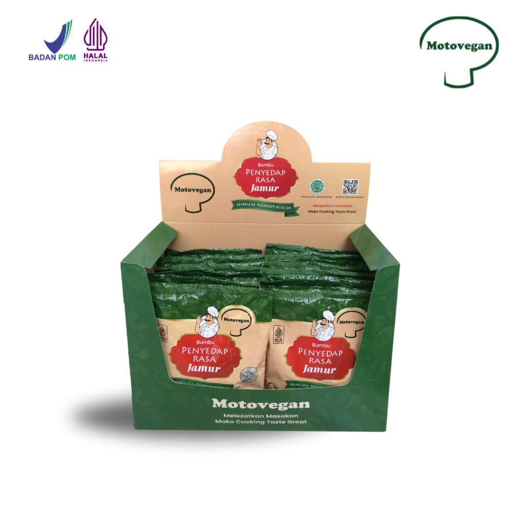 

NEW Paket Kaldu Jamur Motovegan 600g (12 Sachet @50g) PREMIUM